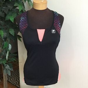 Tru-Dry FILA sport tank with built in bra size S NWT